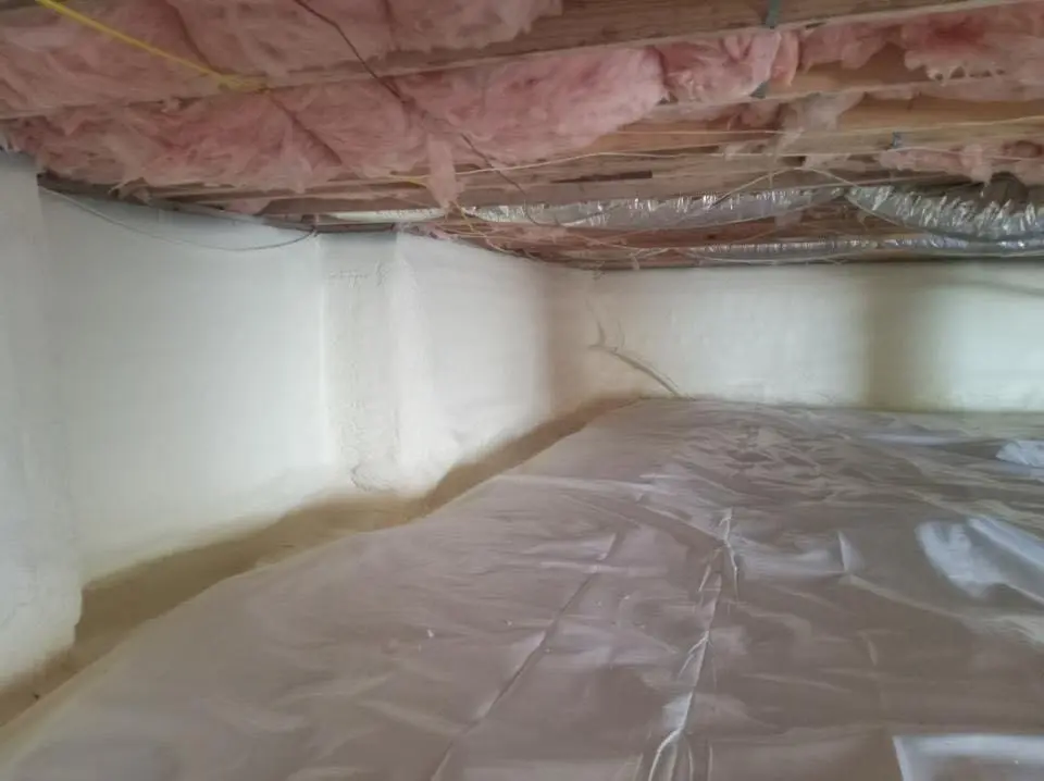 Crawl space encapsulation with closed-cell spray foam for Metal Roof Coating in Mountlake Terrace